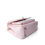 22P Light Pink Caviar Quilted Business Affinity Small Flap Light Gold Hardware - Image 10