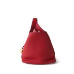 Picotin Lock 22 Rouge Vif Clemence Gold Plated U Stamp - Image 2