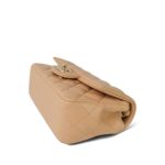 Beige Lambskin Quilted Mini Rectangular Single Flap - Image 11