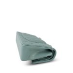 22C Dark Green Caviar Quilted Classic Flap Medium Light Gold Hardware - Image 10