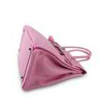 Birkin 30 Bi Color Bubblegum Chèvre Pink Palladium Plated P Square Stamp - Image 6