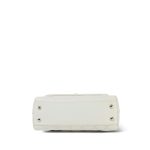 21A White Caviar Quilted Small Coco Handle LGHW - Image 5