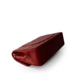 Vintage Red Lambskin Quilted Classic Flap Small Gold Hardware - Image 8