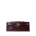 Kelly Cut Clutch Plum Box Gold Plated L Square Stamp - Image 9