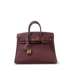 Birkin 25 Rouge H Veau Togo Gold Plated Y Stamp