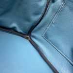 Birkin 30 Bleu Jean Togo Palladium Plated E Square Stamp - Image 20