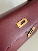 Kelly Sellier 25 Rouge H Veau Sombrero Gold Plated A Stamp - Image 23