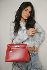 Kelly 28 Sellier Rouge Vif Box Calfskin Gold Plated V Stamp - Image 2