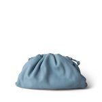 Bottega Veneta Light Blue Mini Pouch Clutch