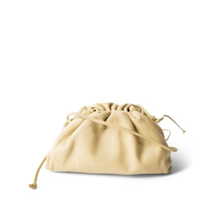 Bottega Veneta Yellow Mini Pouch Clutch