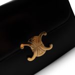Celine Triomph Black Shiny Calfskin Gold Hardware - Image 13