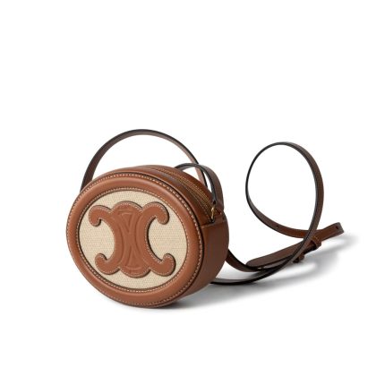 Celine Oval Cuir Triomphe Natural / Tan