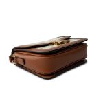 Celine Teen Triomphe Bag Canvas and Calfskin White - Image 5