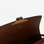 Celine Teen Triomphe Bag Canvas and Calfskin White - Image 6