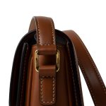 Celine Teen Triomphe Bag Canvas and Calfskin White - Image 7