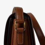 Celine Teen Triomphe Bag Canvas and Calfskin White - Image 9