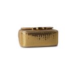 Celine Gold Mini Triomphe Sequins and Calfskin - Image 4