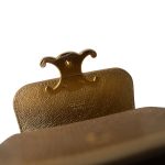 Celine Gold Mini Triomphe Sequins and Calfskin - Image 9