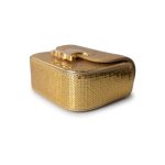 Celine Gold Mini Triomphe Sequins and Calfskin - Image 2