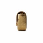 Celine Gold Mini Triomphe Sequins and Calfskin - Image 8