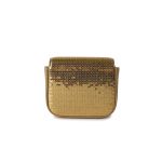 Celine Gold Mini Triomphe Sequins and Calfskin - Image 7