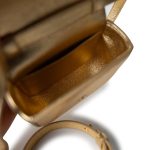 Celine Gold Mini Triomphe Sequins and Calfskin - Image 5