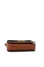 Celine Tan Triomph Canvas And Calfskin Triomphe Bag - Image 3
