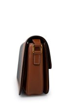 Celine Tan Triomph Canvas And Calfskin Triomphe Bag - Image 8