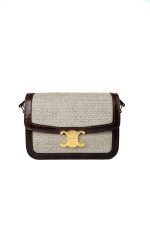 Celine Triomph Bag in Textile and Whips - Image 3