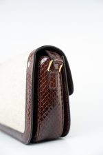 Celine Triomph Bag in Textile and Whips - Image 10