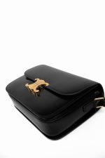 Celine Triomph Black Shiny Calfskin Bag - Image 6