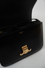 Celine Triomph Black Shiny Calfskin Bag - Image 9