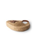 Celine Panier Hobo Bag Raffia and Calfskin - Image 4