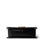 19A Old Medium Le Boy Black and Gold Crocodile Embossed Graffiti - Image 13