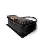 19A Old Medium Le Boy Black and Gold Crocodile Embossed Graffiti - Image 8