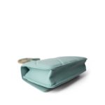19C Tiffany Blue Lambskin Quilted 19 Wallet on Chain Mixed Hardware - Image 8