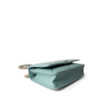 19C Tiffany Blue Lambskin Quilted 19 Wallet on Chain Mixed Hardware - Image 9