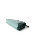 19C Tiffany Blue Lambskin Quilted 19 Wallet on Chain Mixed Hardware - Image 10