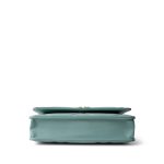 19C Tiffany Blue Lambskin Quilted 19 Wallet on Chain Mixed Hardware - Image 4