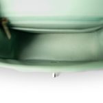 21C Green Lambskin Quilted Mini Square Flap Light Gold Hardware - Image 10