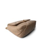 21S Dark Beige Lambskin Quilted 19 Flap Small Mixed Hardware - Image 7