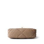 21S Dark Beige Lambskin Quilted 19 Flap Small Mixed Hardware - Image 5