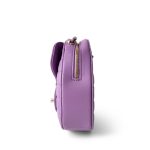 22S CC In Love Purple Lambskin Quilted Large Heart Bag - Image 2
