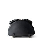 23A Black Lambskin Quilted Duma Back Pack Light Gold Hardware - Image 6