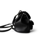 24P Duma Backpack Small Black Light Gold Hardware - Image 5