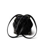24P Duma Backpack Small Black Light Gold Hardware - Image 4