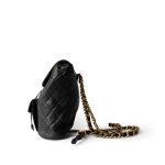 Chanel Vintage Black Leather Duma Backpack GHW - Image 4