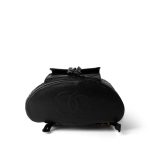 Chanel Vintage Black Leather Duma Backpack GHW - Image 5