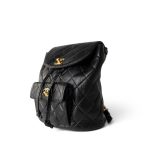 Chanel Vintage Black Leather Duma Backpack GHW - Image 8