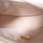 Light Beige Small Lambskin Quilted Hobo Bag - Image 12
